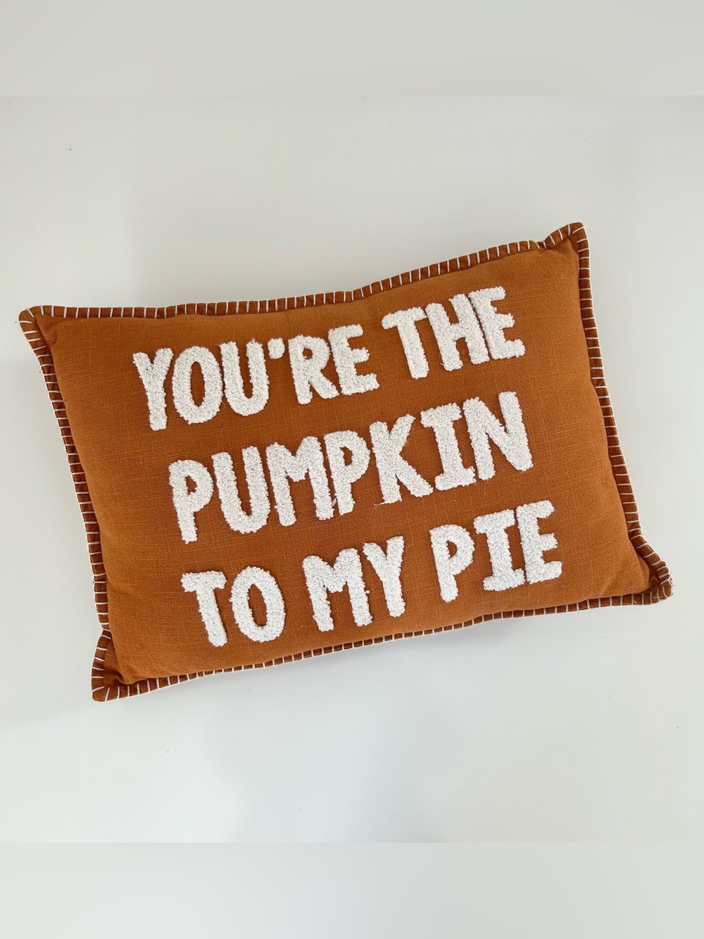 'You're the Pumpkin to My Pie' Fall Decorative Accent Pillow